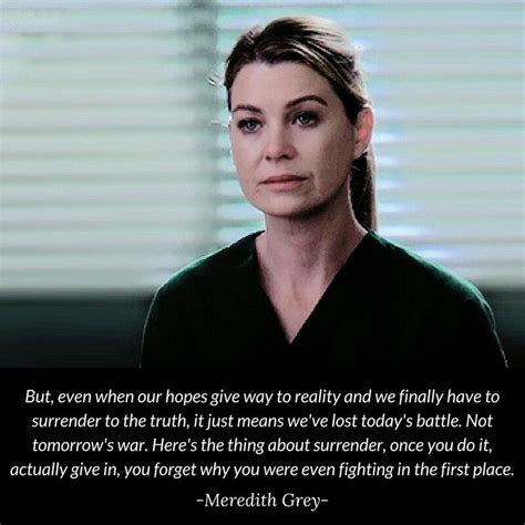 grey's anatomy meredith quotes|meredith grey last appearance.